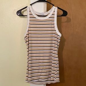 Boutique Striped Tank Top